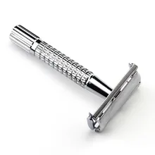 10 комплектов(10 шт. ножей+ 10 шт. лезвий) Профессиональная старомодная бритва для бритья, уход за лицом, Классическая бритва из сплава