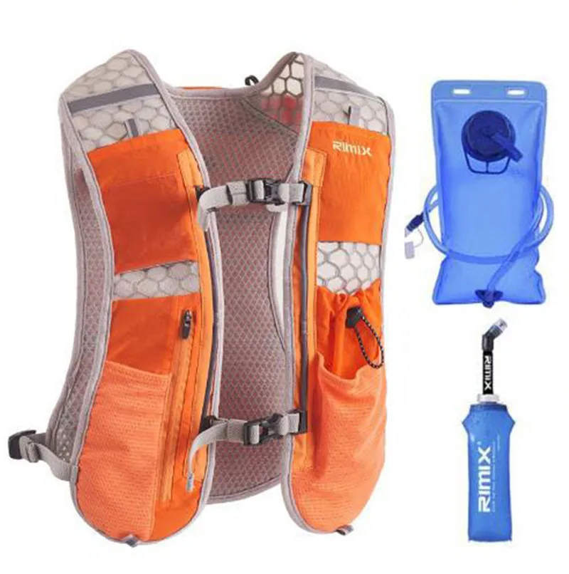 

Men Women 2L Marathon Backpack Trail Running Lightweight Running Bag Fitness Hydration Vest Pack Outdoor Sport Hiking Pack
