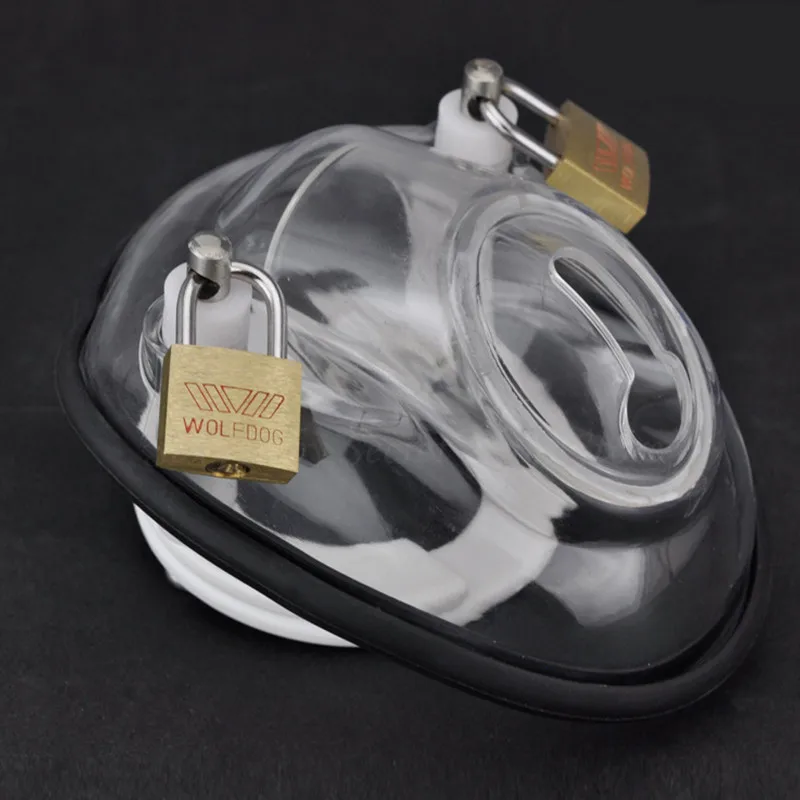 Penis Ring Lock Male Chastity Device Cock Cages Men's Virginity Ring Adult Game Bondage Restraint Chastity Belt Sex Toys For Men