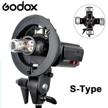 Godox S-Type Bracket Bowens S Mount Holder For All Speedlite/Speedlight Flash Snoot Softbox, Reflector beauty dish, Godox AD-360 цена Godox S-Type Bracket Bowens S Mount Holder For All Speedlite/Speedlight Flash Snoot Softbox, Reflector beauty dish, Godox AD-360 цены онлайн