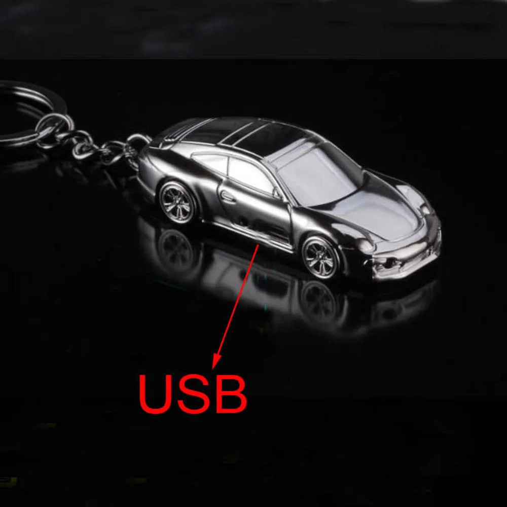 USB зажигалка брелок пряжка для ключей от автомобиля фонарик