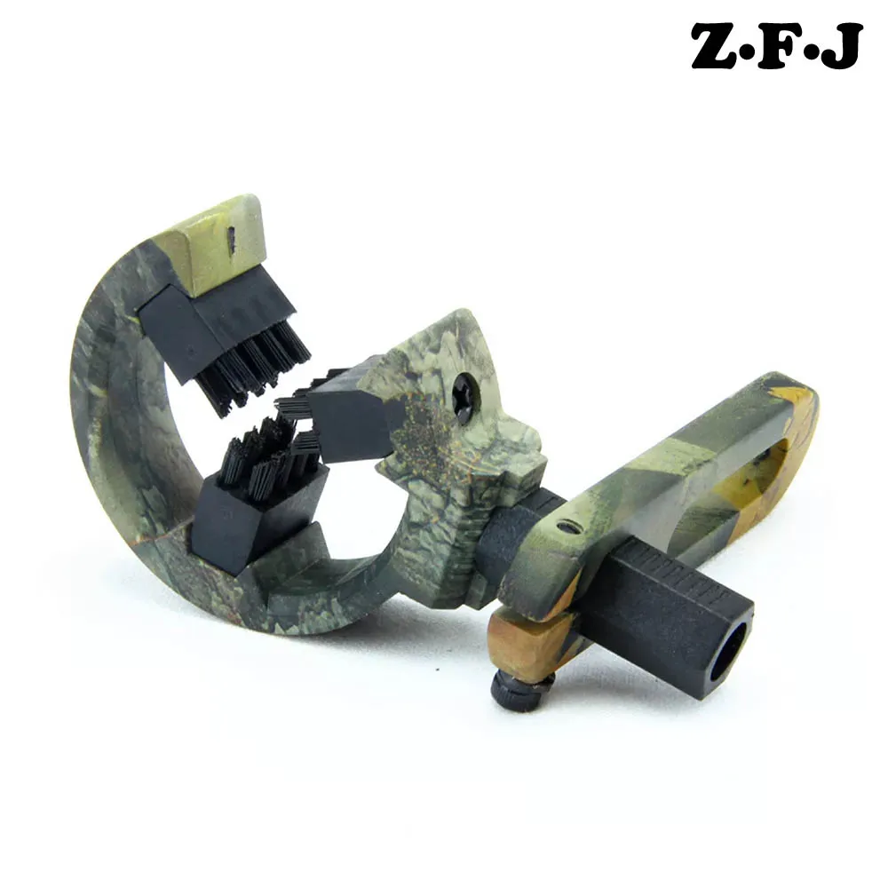 Archery Brush Arrow Rest Black Aluminum Alloy Hunting Arrow Rest Right