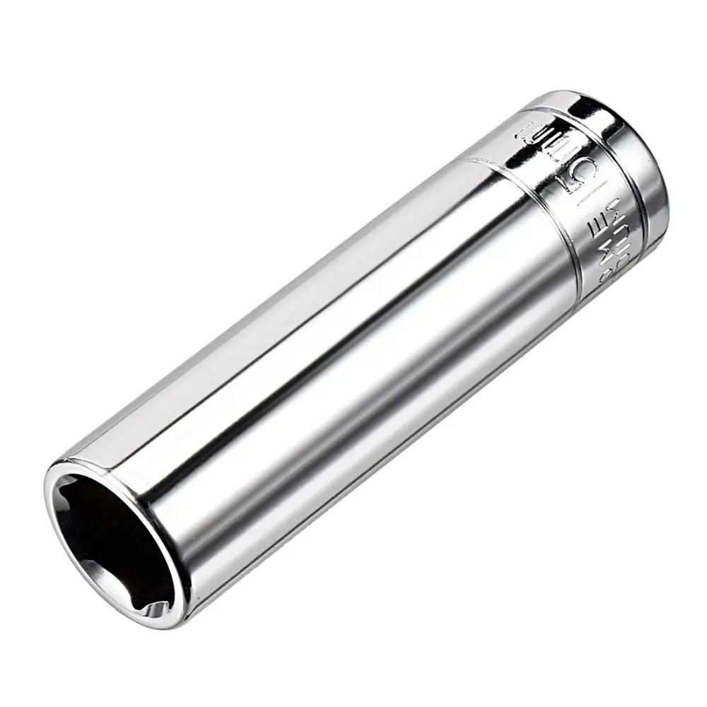 

UXCELL Hot Sale 1/2-inch Drive 15mm 16mm 19mm 6-Point Deep Socket, Cr-V Steel for Automotive Repairs, Household Maintenance