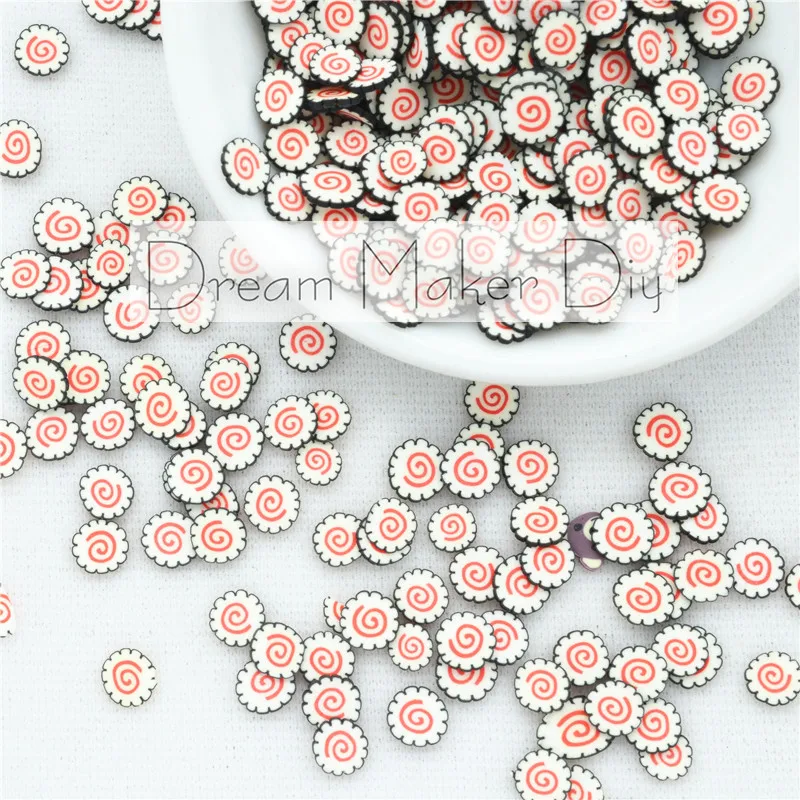 

100g/lot Polymer Hot Clay Fimo Sprinkles Sushi for Crafts Making, DIY Slime