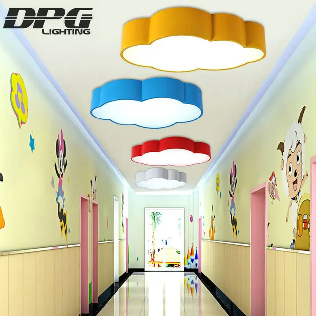 Led Cloud Kids Room Lighting Children Ceiling Lamp Baby Led Cloud Kids Room Lighting Children Ceiling Lamp Baby Light With Yellow Blue Red White For Boys Girls Bedroom Fixtures