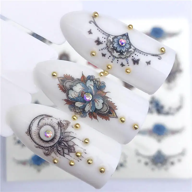 WUF дизайн Волк/Винтаж/Фламинго высокого класса винтажное ожерелье дизайн для дизайна ногтей водяной знак татуировки украшения