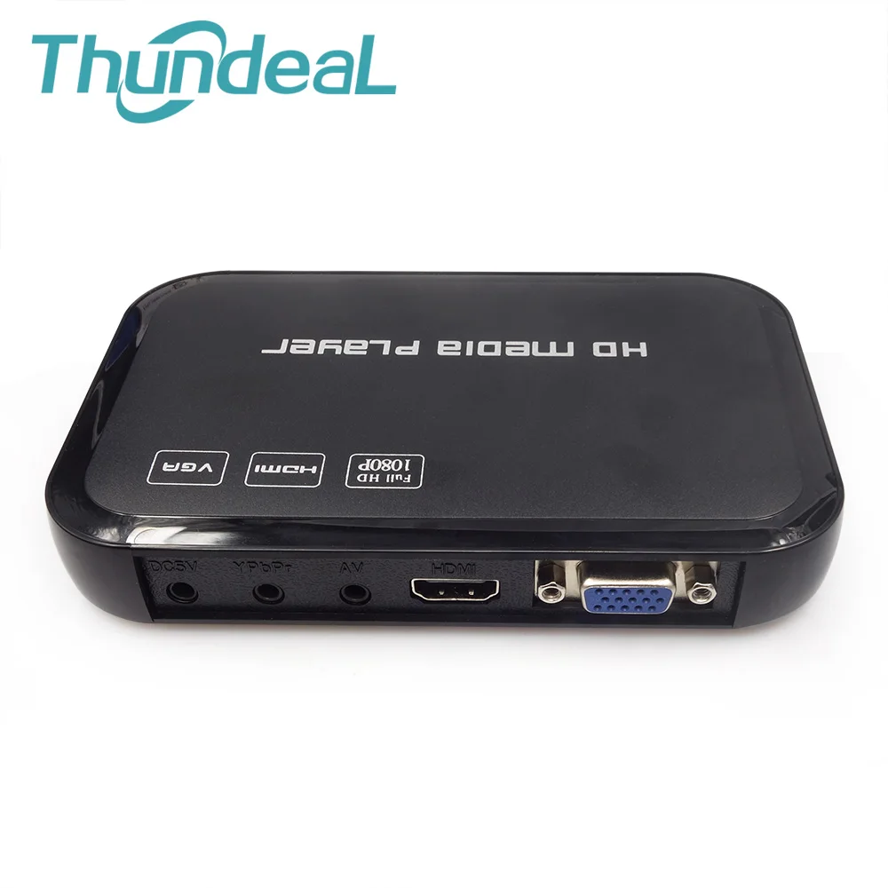 HD601 мультимедиа H.264 MKV Full HD 1080 P HDMI HDD Media Player Центр VGA AV Выход с Пульт дистанционного