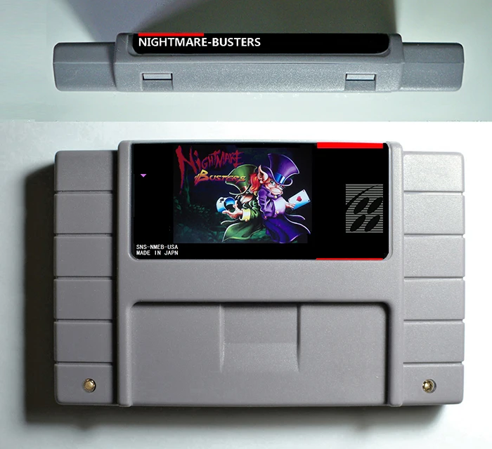 

Nightmare Busters - Action Game Cartridge for 16 bit USA Version console
