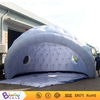 

Newest 6m marquee igloo tent,inflatable dome tent with two holes,inflatable conapy golf for event BG-A1060 toytent