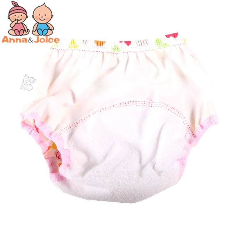 Fraldas do Bebê Calças de Treinamento Lote Reutilizáveis Fraldas Pano Fralda Lavável Crianças Bebê Algodão Calcinha 80 90 100 5 pc - 21 Mamãe e Bebê