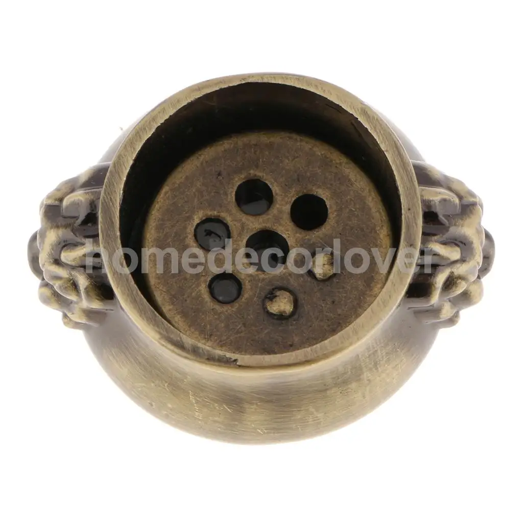 Chiense Style Copper Alloy Incense Burner Stick Holder Incense Base Plug Home Decoration