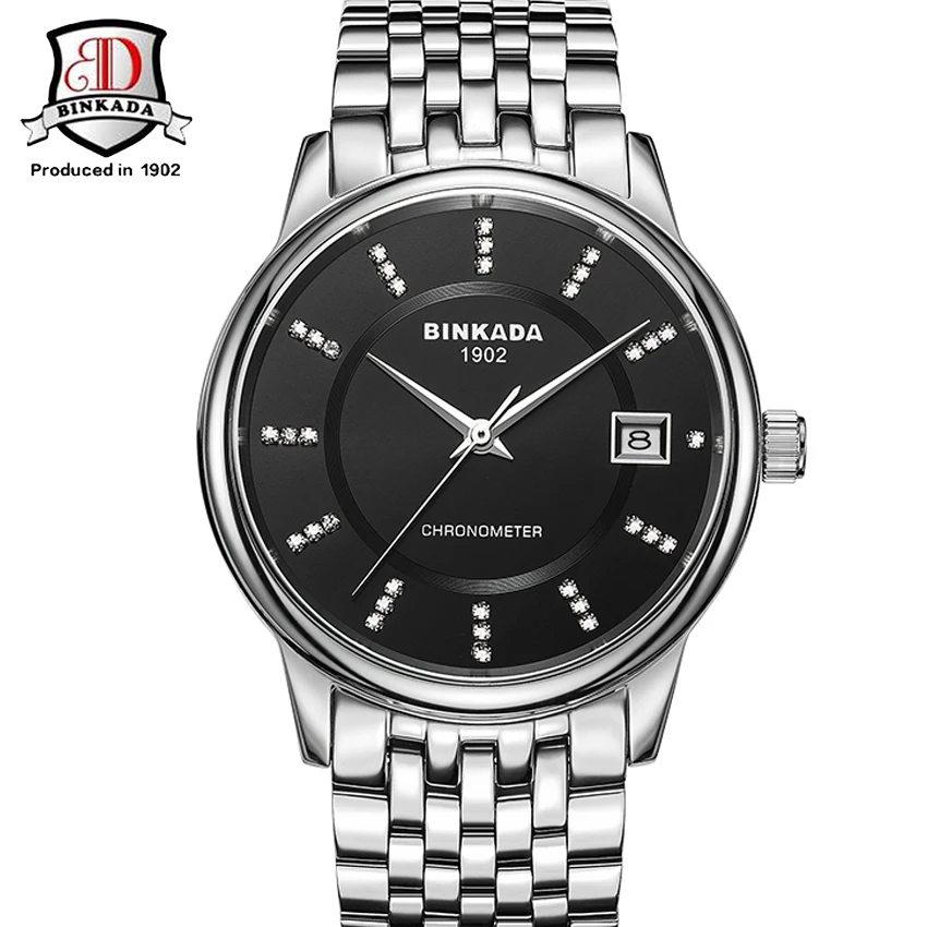 

New Business Watches Men Luxury Brand BINKADA Men Wristwatches Automatic Mechanical Watches relogio masculino