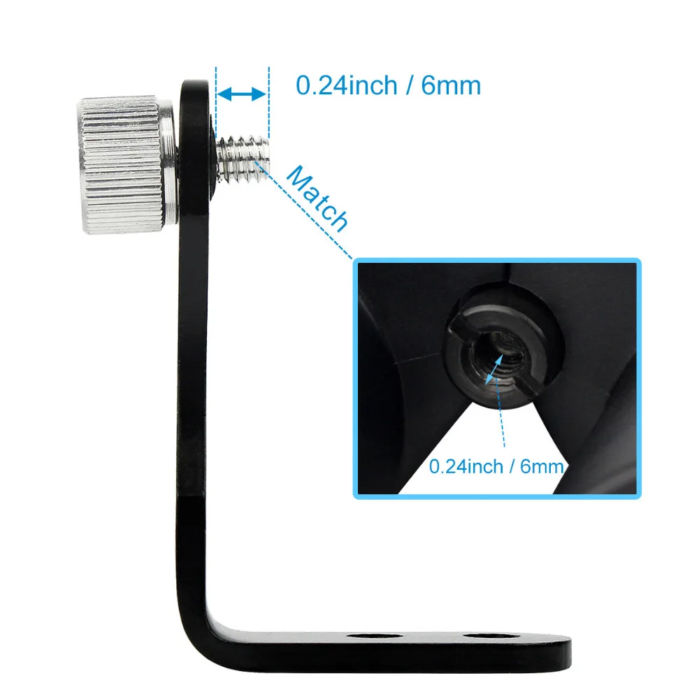 SVBONY L-نوع محول تثبيت الترايبود ل مجهر أحادي تلسكوب التخييم التنزه المعادن تلسكوب الاكسسوارات F9111