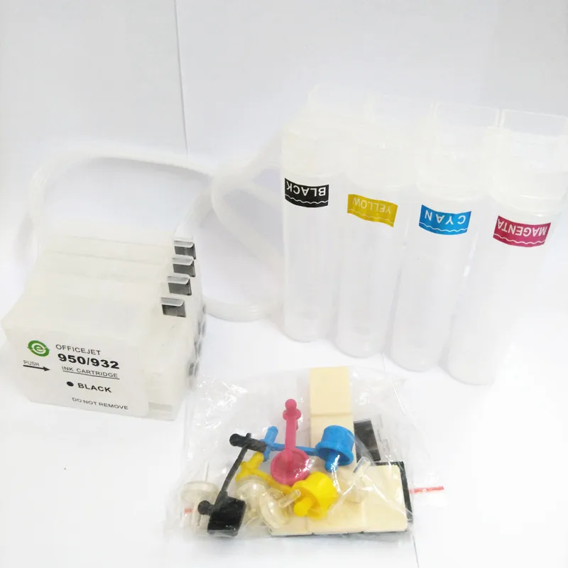 

Vilaxh For Hp 950 951 CISS fefillable ink cartridge for hp Officejet pro 8100 8600 8610 8620 8630 8660 8615 8625 with arc chip