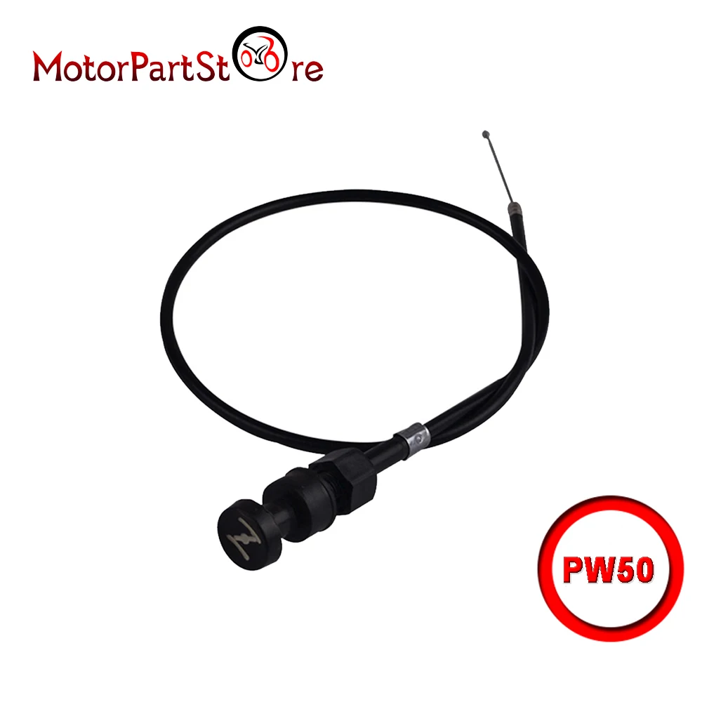 

Motorcycle Black 74cm Pull Choke Cable Throttle Assembly Fit for Yamaha PW50 Pit Dirt Bike D20