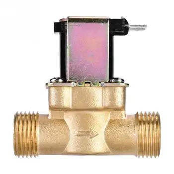 

1/2" Solenoid Valve DC 24V Electric Valve Normally Brass Electric Solenoid Magnetic Valve For Water Control