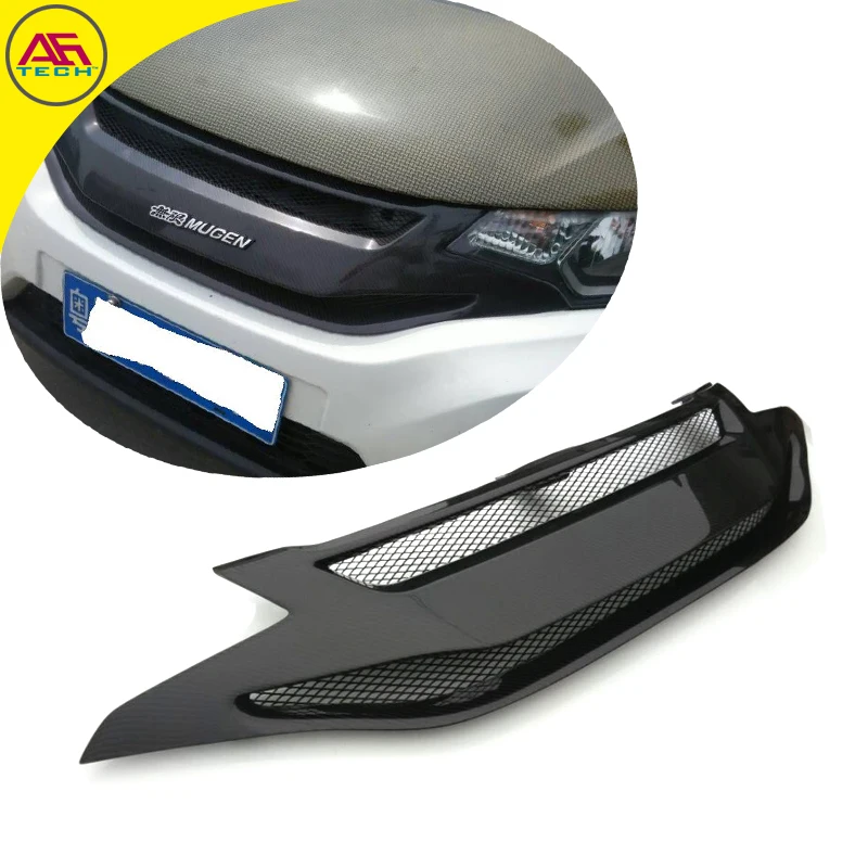 Carbon fiber Mugen style Fit racing grill car radiator mesh grill, auto grills facelift front