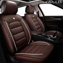 KADULEE чехол для автокресла из искусственной кожи для renault clio logan Megane 2 3 Duster Kangoo Kolo чехол для автокресла автомобильные аксессуары