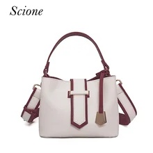 

Vintage Women PU Shoulder Bags Fashion Casual Ladies Handbag Top-Handle Messenger Bags Simple Solid Female Leather Bolsos