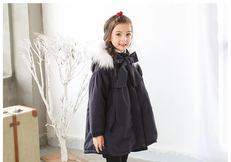 fur hooded loose kids winter coats for girls warm cotton padded clothes children fleece outerwear & coat baby big girl clothing  5 6 7 8 9 10 11 12 13 14 15 16 17 years little teenage girl thick winter jacket for kids winter coat (17)