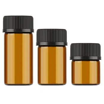 

100pcs 3ml 5ml 10ml Glass Sample Test Bottle Laboratory Reusable Essential Oil Perfume Bottle Lab Supplies Experiment Equipment