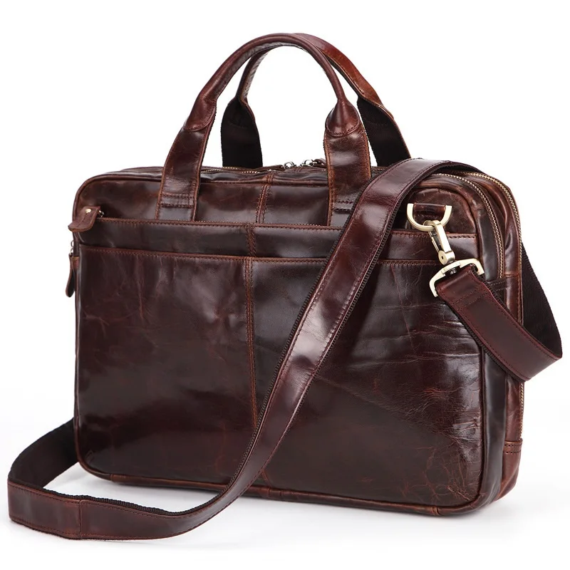 man with laptop bag