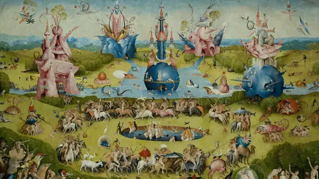 The Garden Of Earthly Delights Hieronymus Bosch Fabric Poster 43 X The Garden Of Earthly Delights Hieronymus Bosch Fabric Poster 43 X 24