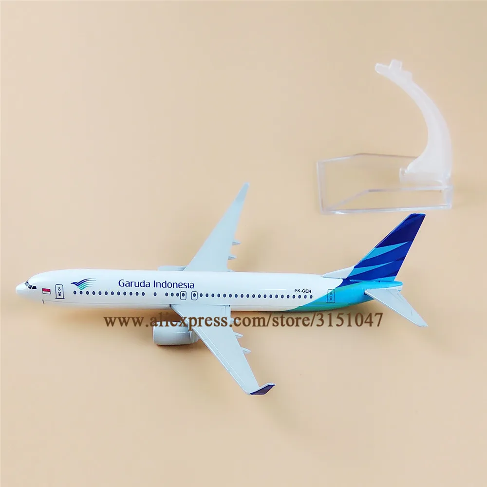 Авиамодель из металлического сплава Garuda модель авиакомпании Индонезия B737