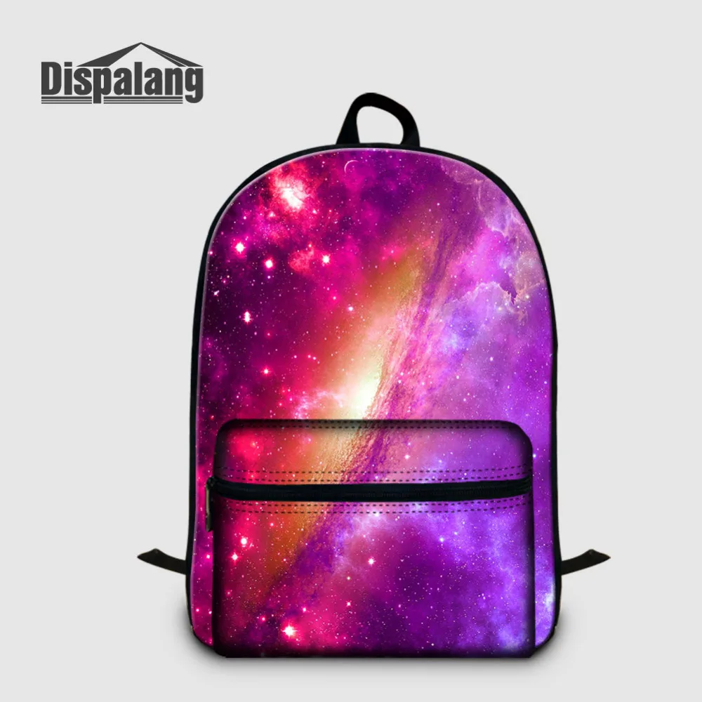 Dispalang Women Backpacks Universe Galaxy Star Print Kids School Bags