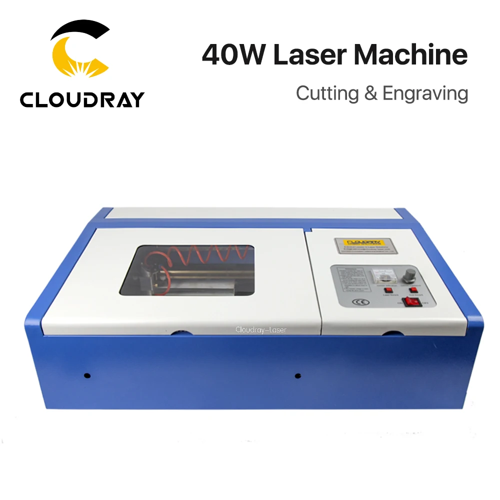 

Cloudray 40W CO2 Laser Engraving Cutting Machine Engraver Cutter USB 3020 Port High Precise