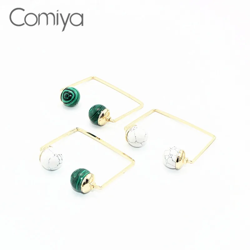 Comiya Personality Opening Cuff Bangles For Women Summer New Pulseira Feminina Natural Sonte Mosaic Punk Fashion From India | Украшения и