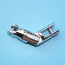 Морской из нержавеющей стали с принтом лодочного якоря; одежда с поворотом в две стороны разъем 3/8 ''до 1/2 дюймовая цепочка