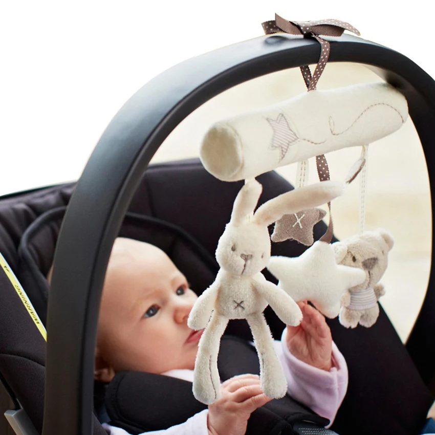 Милое спиральное действие переносное детское кресло кроватка подвесная игрушка Babyplay путешествия игрушки многофункциональная плюшевая