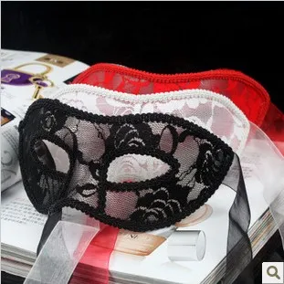 

Free ship!1lot=12pc! Translucent mask /Venetian style party mask / Ladies lace masks/3color for choice