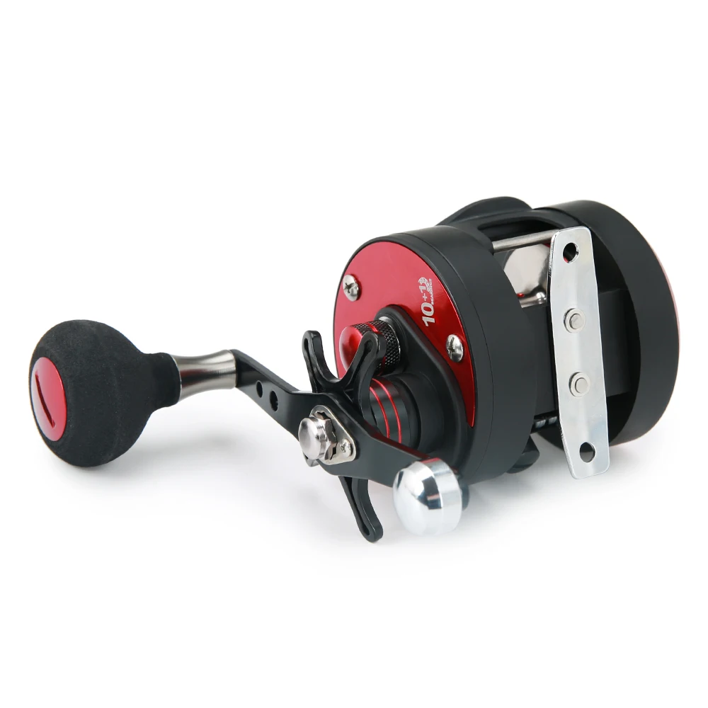 

10+1 BB Fishing Reel Left/Right 5.6:1 Trolling Reel Drum Fishing Reel Snakehead Bass Salmon Fishing Reel Pesca