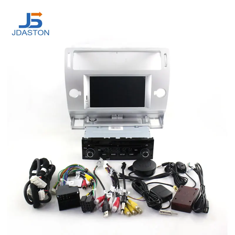 JDASTON Android 10 автомобильный dvd-плеер для Citroen C4 Quatre Triumph мультимедийный видео плеер 2G ram wifi gps-навигация, радио, стерео