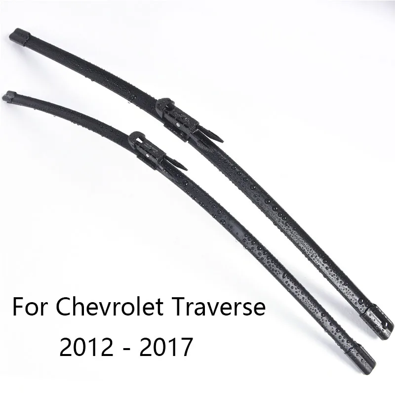 Стеклоочистителей лобового стекла автомобиля для chevrolet traverse форма 2009 2010 2011 2012 2013 автомобильный стеклоочиститель Резина - Цвет: 2012-2017
