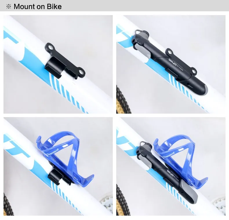 Giyo Классический Портативный мини MTB горный велосипед велосипедный насос 120 фунтов/кв. дюйм высокое давление велосипедный ручной воздушный насос мяч шин GP-04s