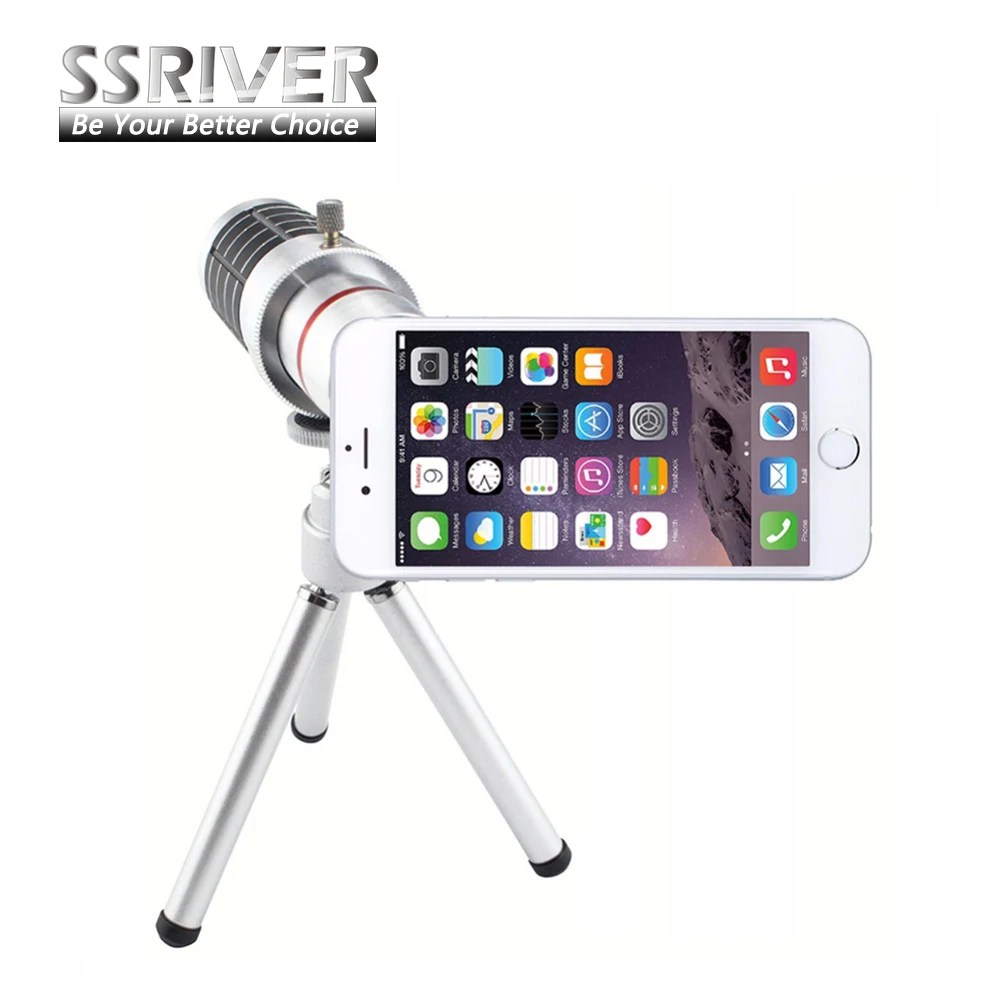 imágenes para Nueva Venta Caliente Para el iphone 7 4.7 "12X de Zoom Óptico Del Telescopio Lente de La Cámara + Trípode + Caja Trasera Cubierta Teléfono 12X Zoom Lens imágenes para Nueva Venta Caliente Para el iphone 7 4.7 "12X de Zoom Óptico Del Telescopio Lente de La Cámara + Trípode + Caja Trasera Cubierta Teléfono 12X Zoom Lens