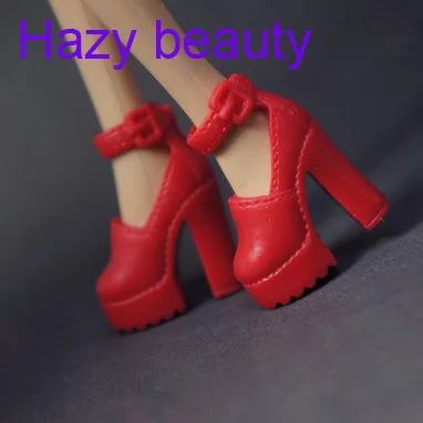 Nouveaux styles différents pour choisir Décontracté chaussures à talons Hauts Bottes Plates pour Poupée Barbie Mode Mignon Nouvelle BBI00801