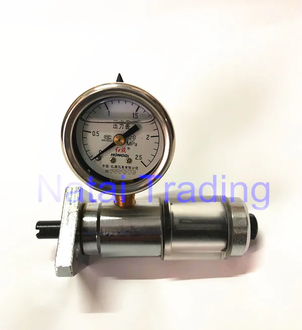 diesel VE pump piston travel tester stroke gauge with 2.5Mpa pressure meter fuel pump internal pressure gauge repairing tool