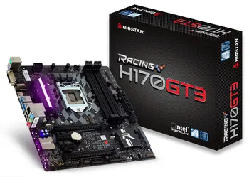 

Full new BIOSTAR H170GT3 Desktop Motherboard H170 LGA 1151 DDR4 64G SATA3 USB3.0 Micro ATX