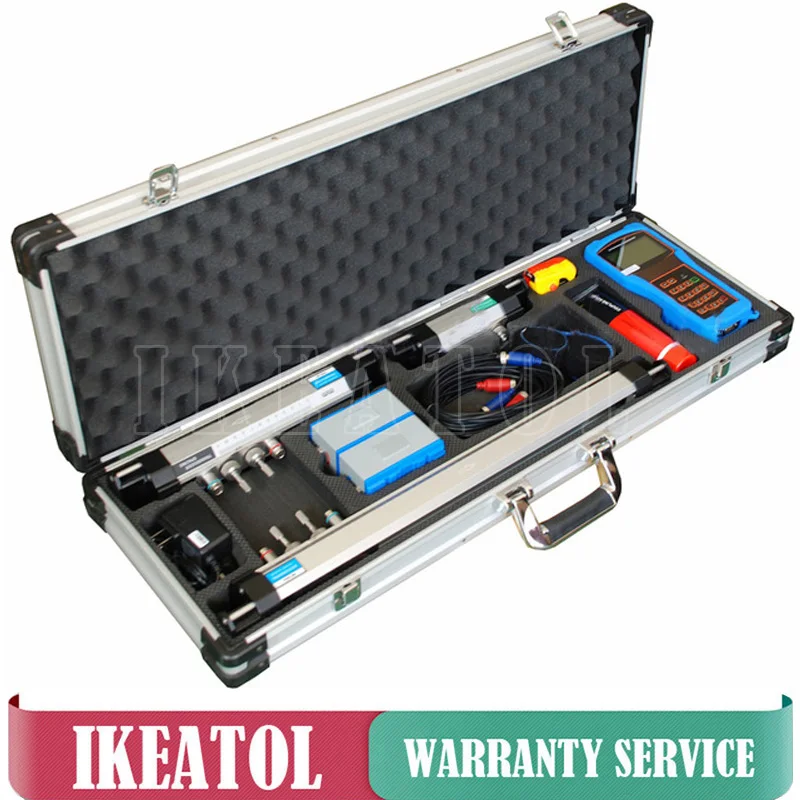 

TUF-2000H Digital Ultrasonic Liquid Flow Meter HS-HT, HM-HT, EB-1-HT Mounting Bracket Transducer DN15-700mm Flowmeters