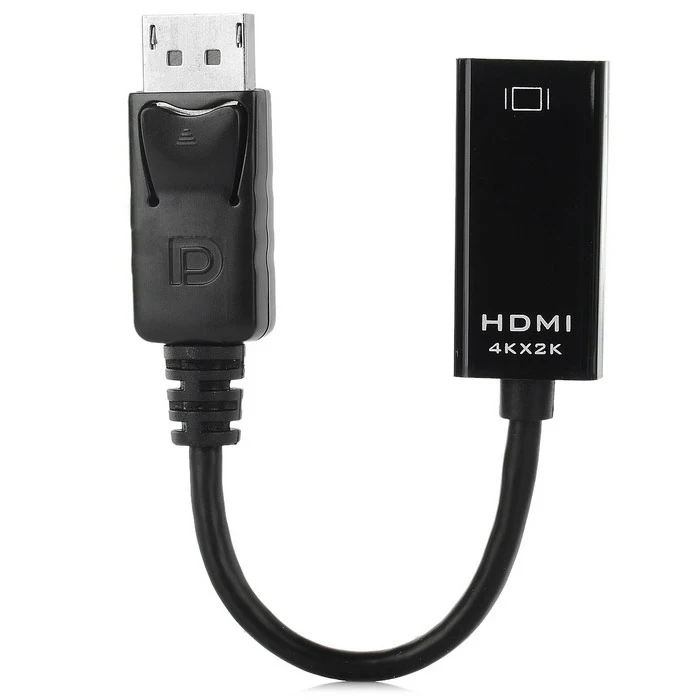 

Standard DisplayPort DP to HDMI 1 4 Adapter with Audio Support 3D for ATI Black