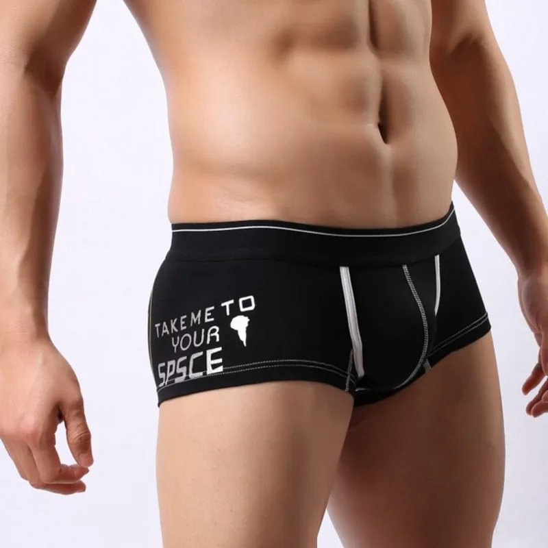 High quality 100 cotton cartoon underwear men's Boxer men underwear