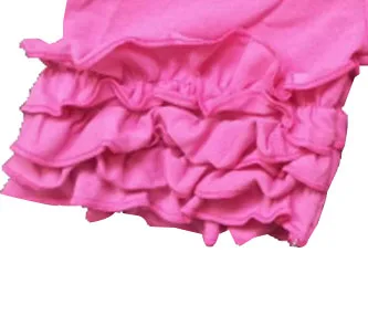 Pink summer children clothes girls shorts organic cotton clothes 4