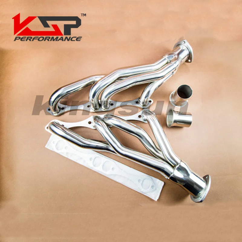 Kingsun Гонки нержавеющей clipster выпускной коллектор заголовок для Chevy небольшой Bolck