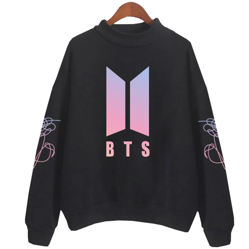

K-POP Bangtan Boys Long Sleeve Loose Pullover Sweatershirt Love Yourself JIN V SUGA Sweatershirt
