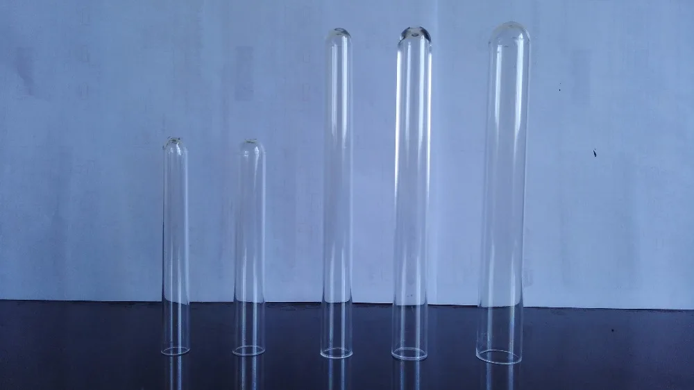 Пластик Тесты трубки с Кепки 15x150mm15ml 6-дюймовый Clear как Кристалл Стеклянная Тара 50
