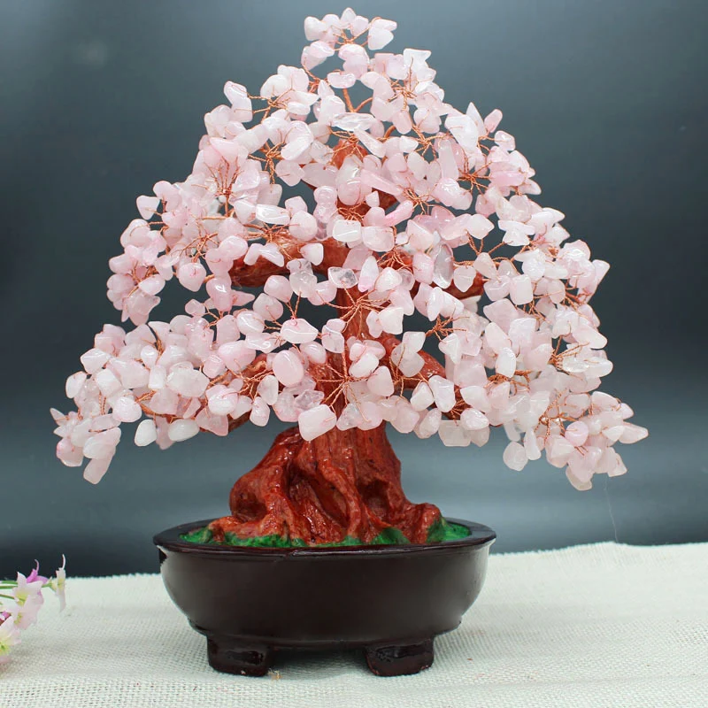 Fortune Tree Ornament Money Spinning Beautiful Crystal Crafts Wedding Hotel Business | Дом и сад